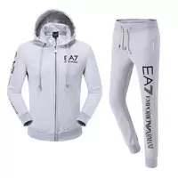 acheter nouvelle couleur survetement ea7 armani man hoodie side logo